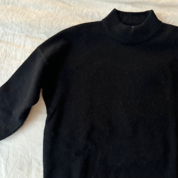 Madewell Black Cashmere Sweater - Picture 3 of 6